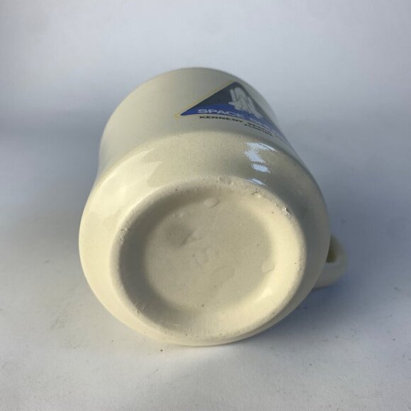 Vintage Kennedy Space Center Shuttle Florida Coffee Mug Gold Rim - Picture 7 of 7